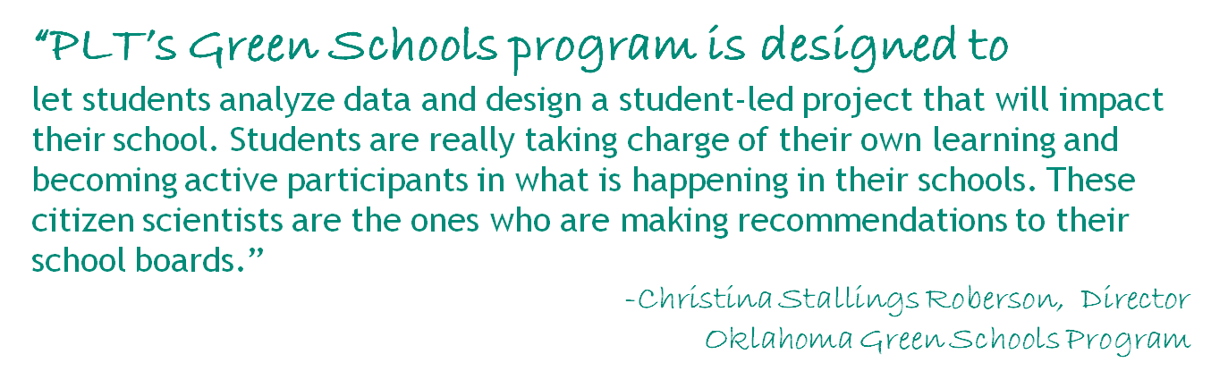 Quote from Oklahoma Green Schools Program