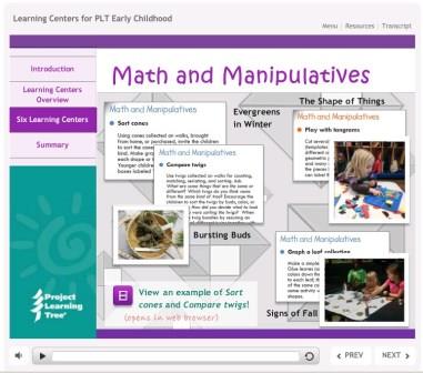 Math and manipulatives