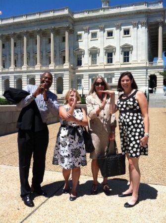 Teachers and staff advocate for Project Learning Tree and environmental education on Capitol Hill in Washington, DC