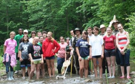 students in the natural world