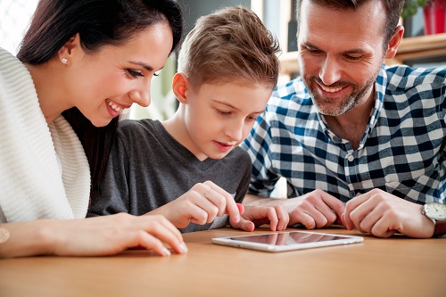 Family tablet activity