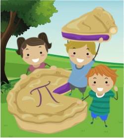 Pi-symbol-on-pie