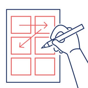 Conceptual example of a storyboard
