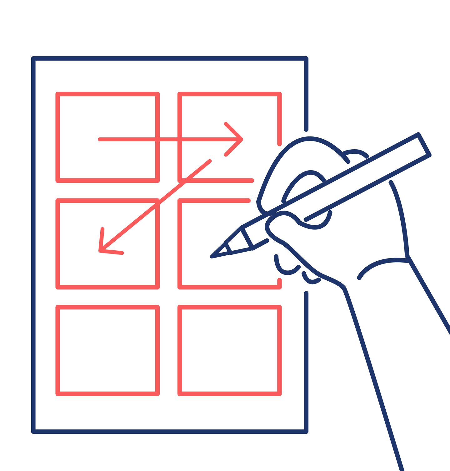 Conceptual example of a storyboard