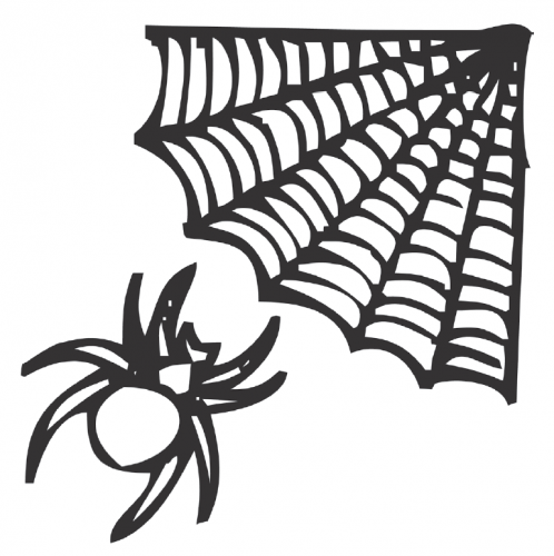 Illustration-of-spider-approaching-a-web