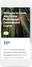 cellphone-displaying-start-of-project-learning-tree-green-jobs-online-course