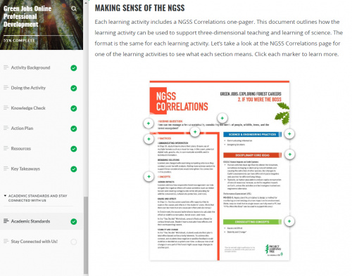 screenshot-of-project-learning-tree-green-jobs-online-course-connections-to-NGSS