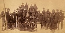 Buffalo Soldiers of the 25th Infantry Regiment in 1890