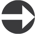 icon of a grey arrow pointing right