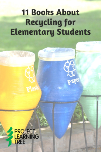 11 books about recycling for elementary students photo of multicolored recycling bins