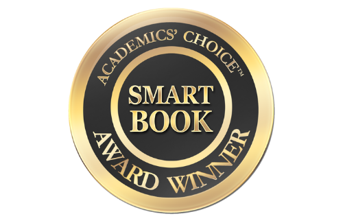 Academics' Choice Smart Book Award Winner Seal in gold and black