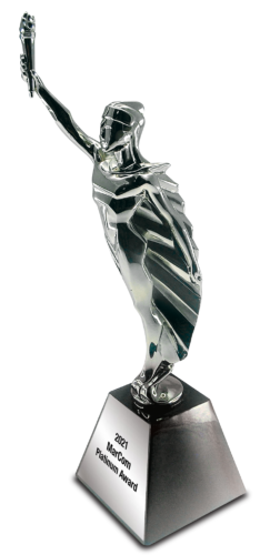 MarCom Platinum Statue