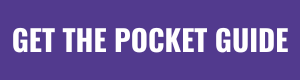 purple rectangle with the text get the pocket guide