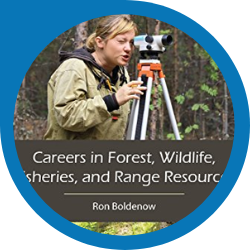 text reading Careers in forest, wildlife, fisheries, and range restrictions