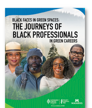 The Journeys of Black Professionals in Green Jobs cover spread