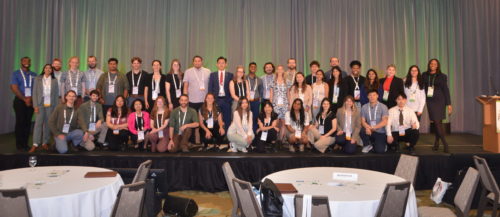 group of young professional scholarship recipients at the 2023 SFI Annual Conference in Vancouover